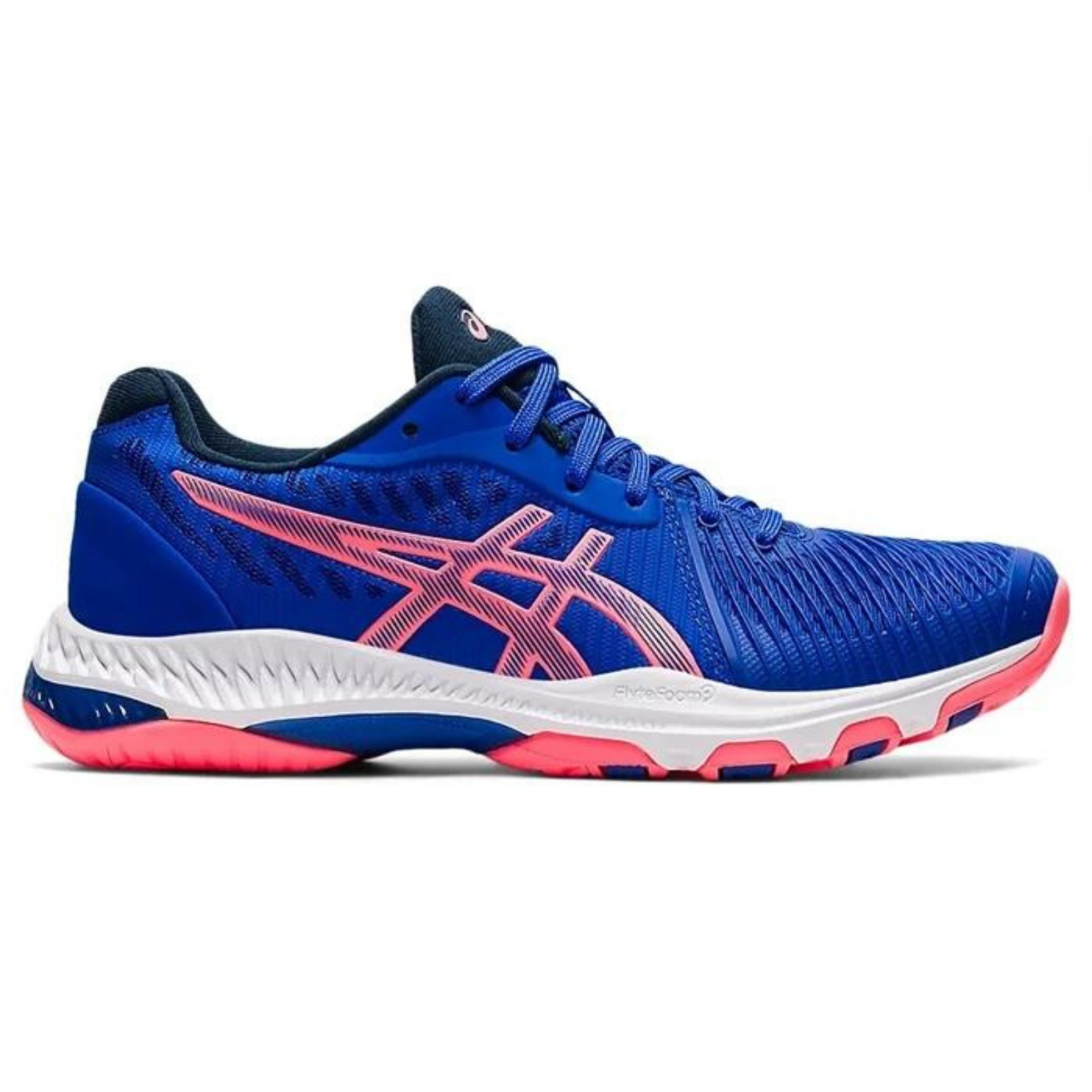 Asics Netburner Ballistic Ff 2 Dame Lapis Lazuli Blue Blazing Coral