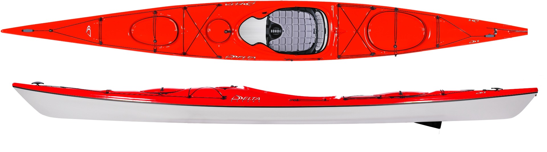 Delta 16r   Thermoform Performance Kajak Med Finne  Ultra Lav Vægt Og Flot Finish