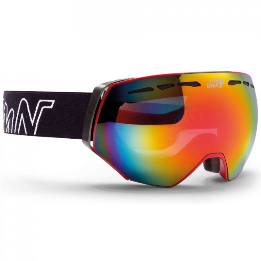 Demon Alpiner Skigoggle  Sort Rød