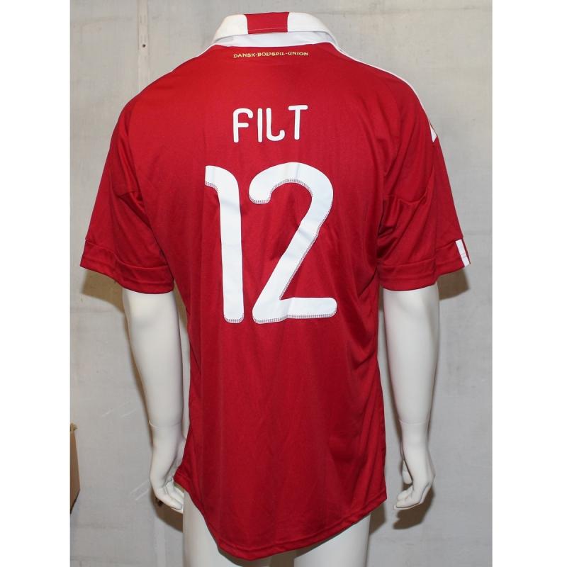 Denmark Home Jersey Wc 2010   Filt 12 Xl