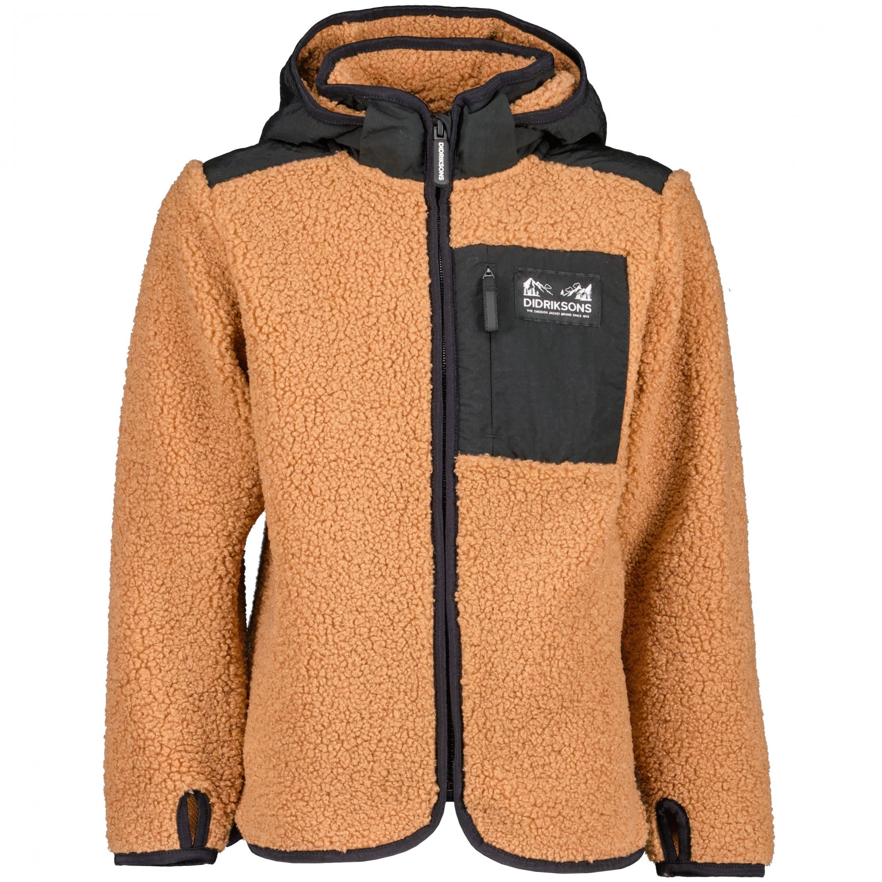 Didriksons Exa  Fleecejakke  Junior  Orange
