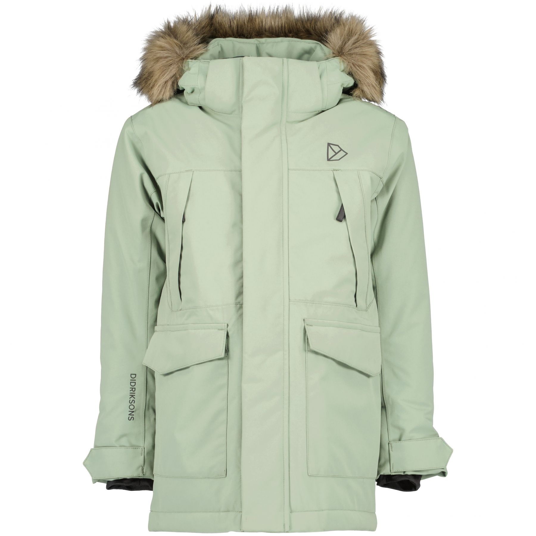 Didriksons Oxid  Parka  Junior  Lysegrøn