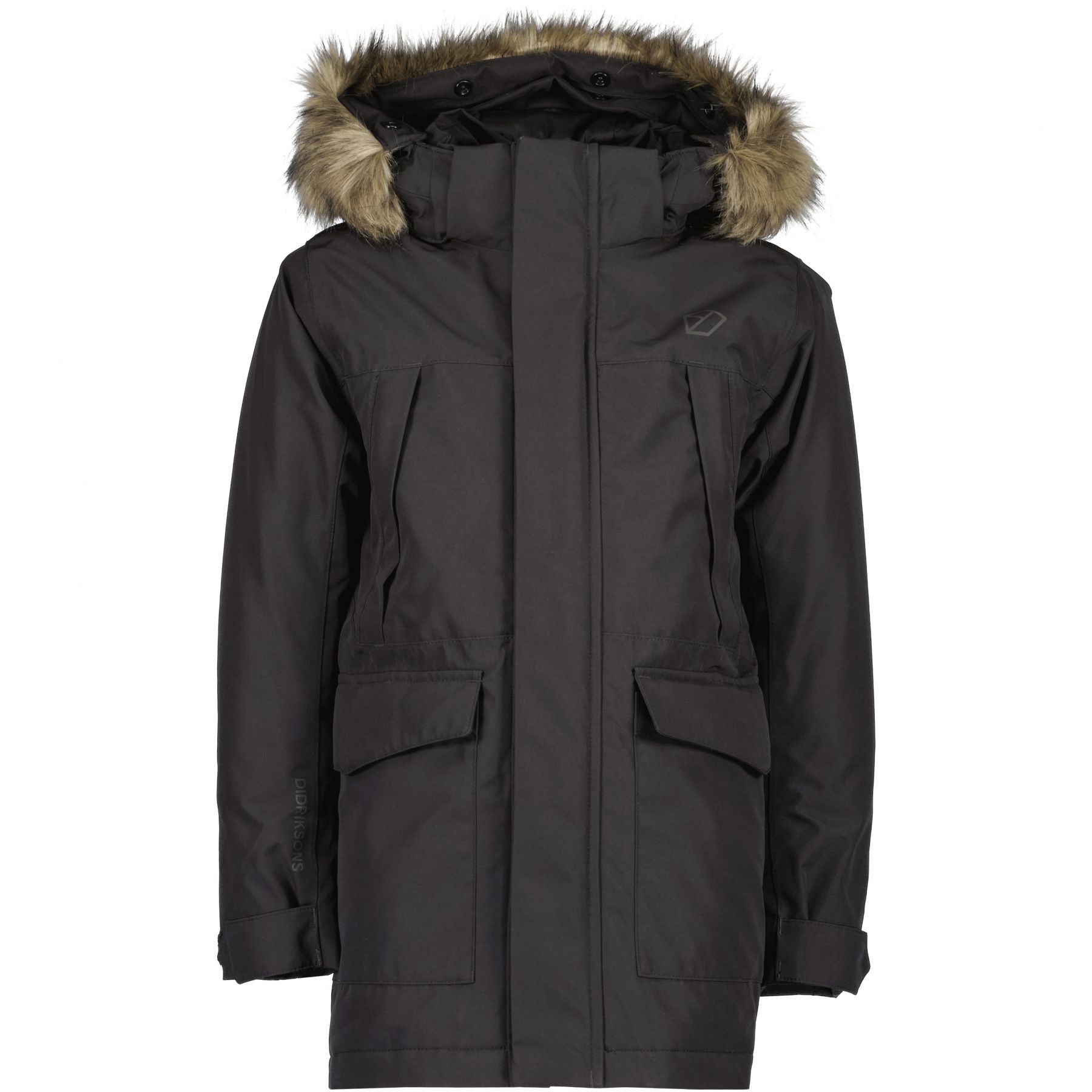 Didriksons Oxid  Parka  Junior  Sort