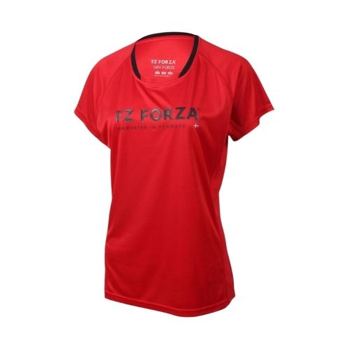 Forza Blingley Dame T Shirt Chinese Red