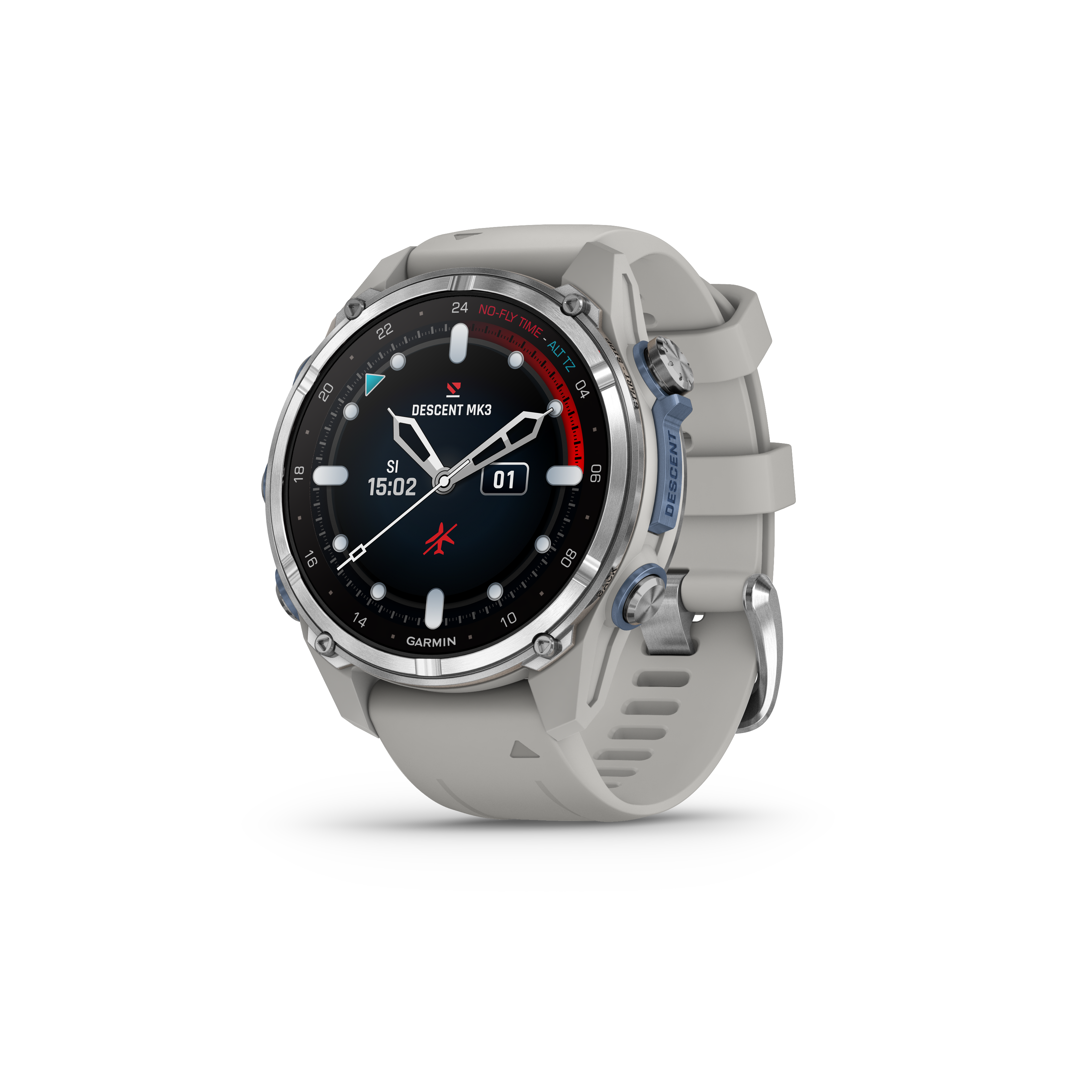 Garmin Descent Mk3 Rustfri Stål Gray 43mm