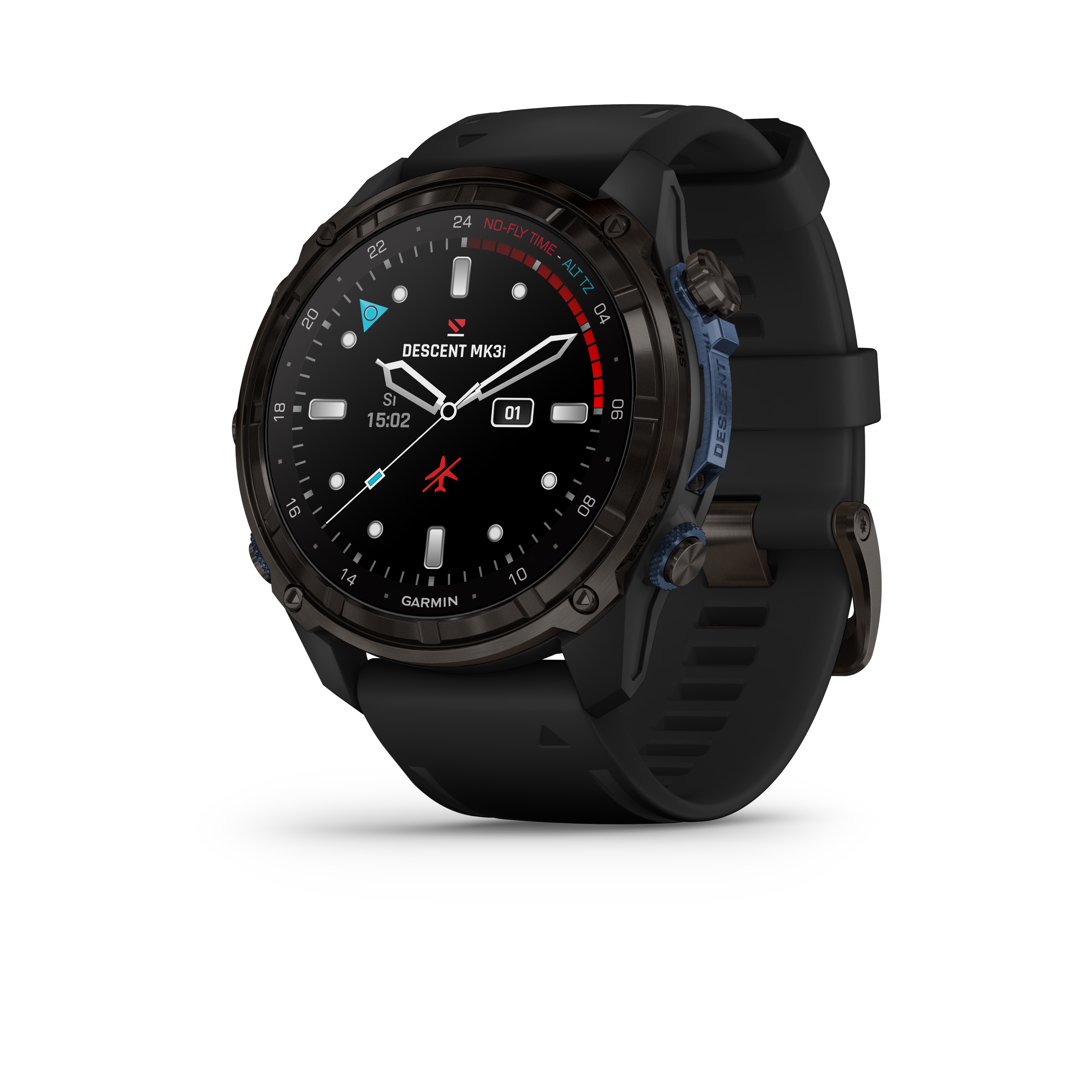 Garmin Descent Mk3i Ti Sort 51mm