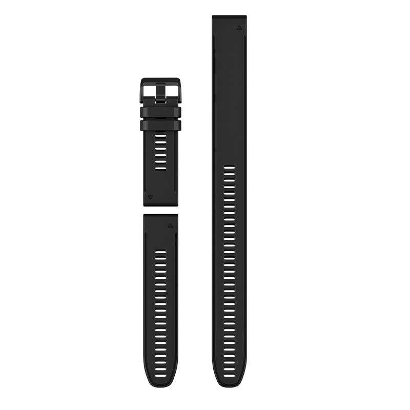 Garmin Quickfit 26 Dykkerurrem  Sort Silikone  Dykkersæt Med 3 Dele