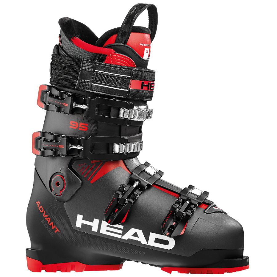 Head Advant Edge 95  Herre  Sort Rød