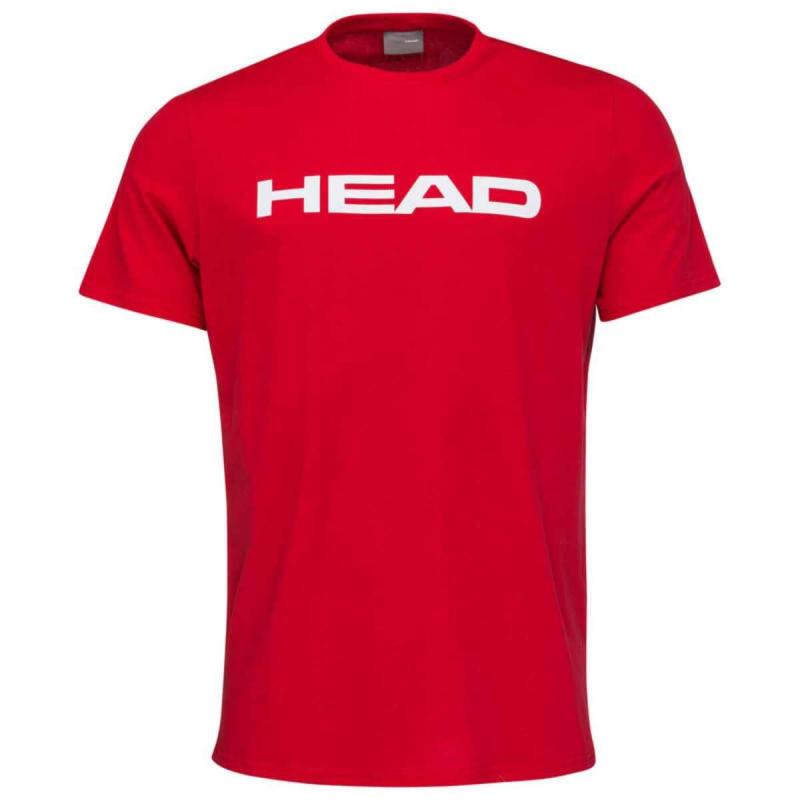 Head Club Basic T Shirt Herre Rød