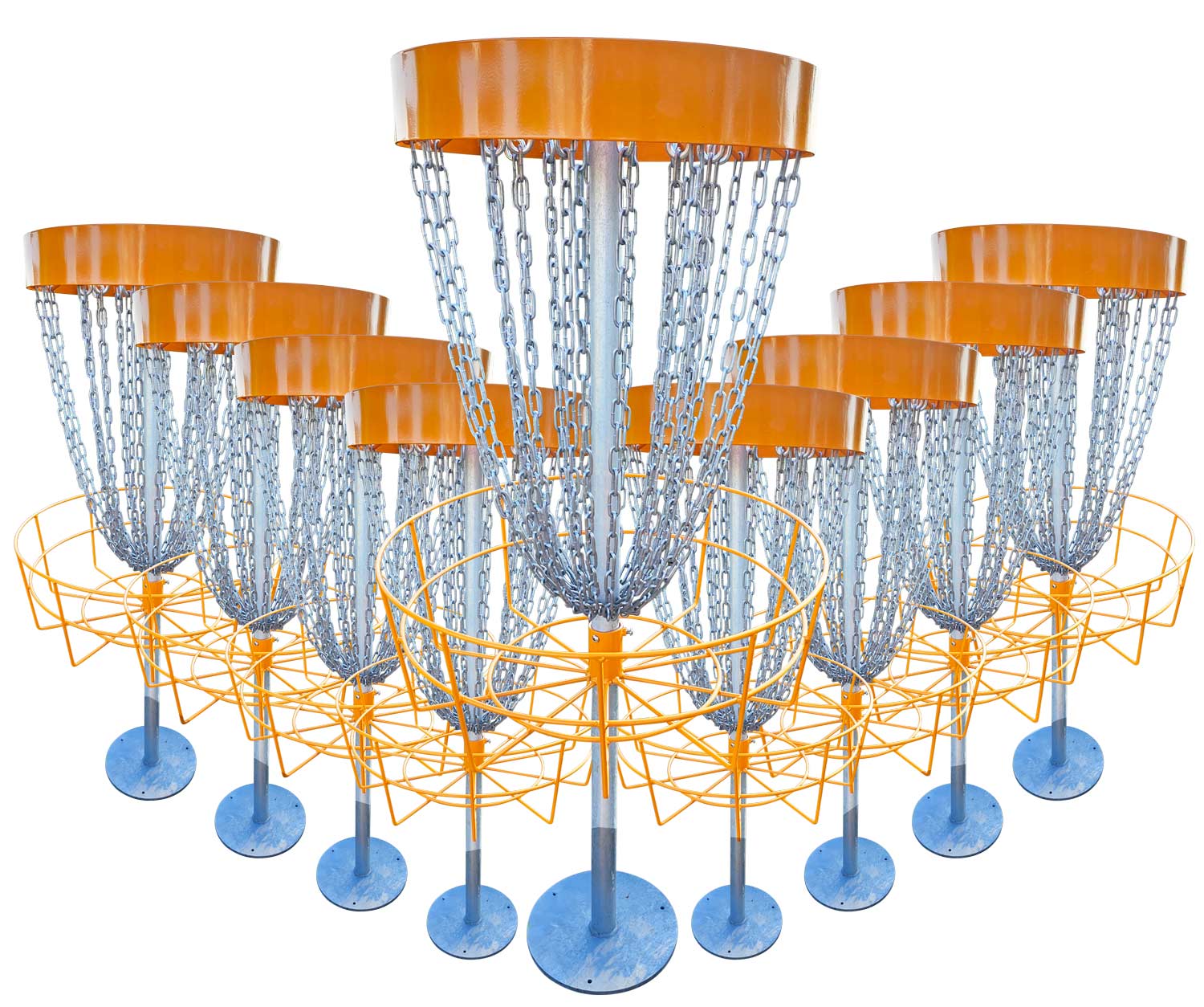 Jr Disc Golf Target Pro  9 Stk