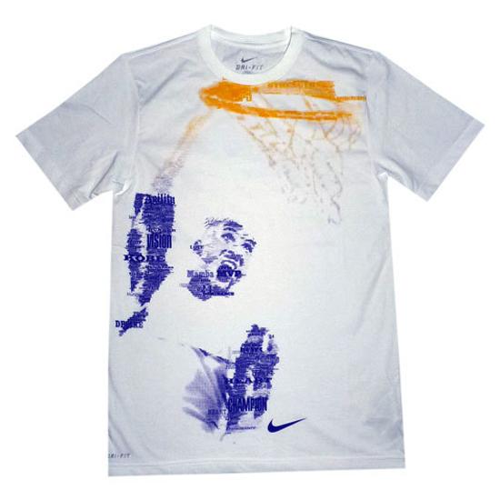 Kobe Bryant Dunk T Shirt   Hvid L