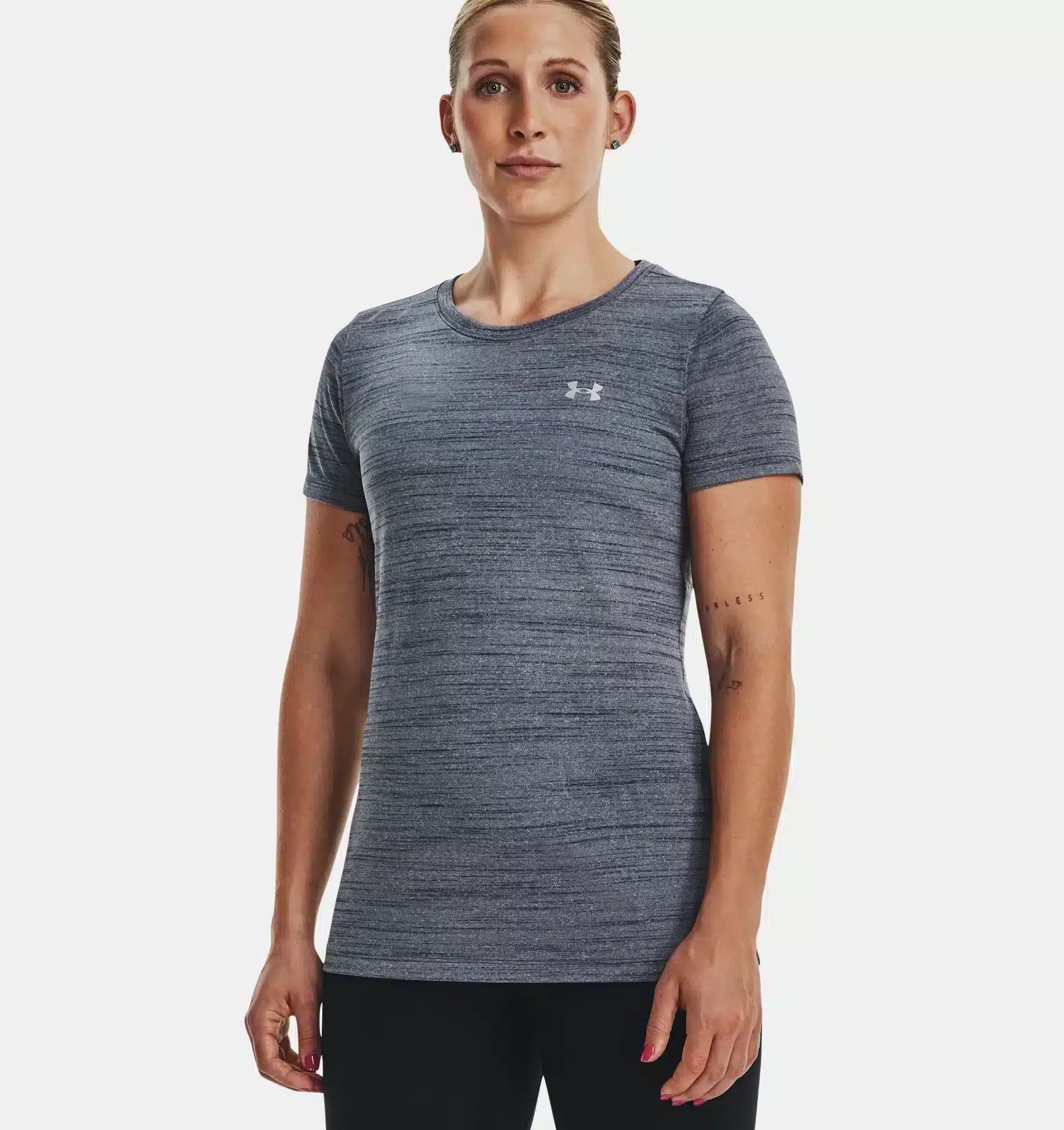 Kvinder Under Armour   Tech Tiger   Downpour Gray Xl
