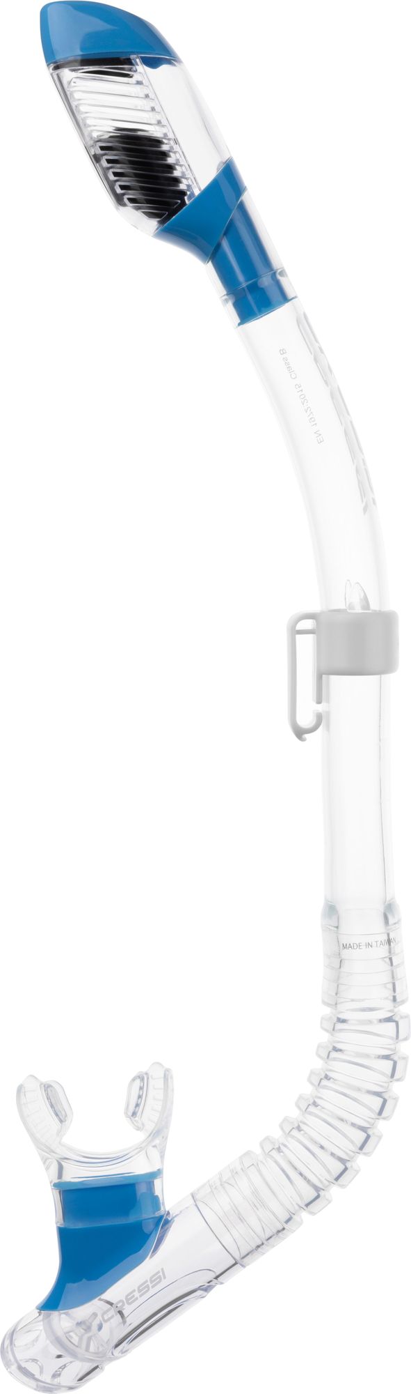 Mini Dry Snorkel Clear Blue