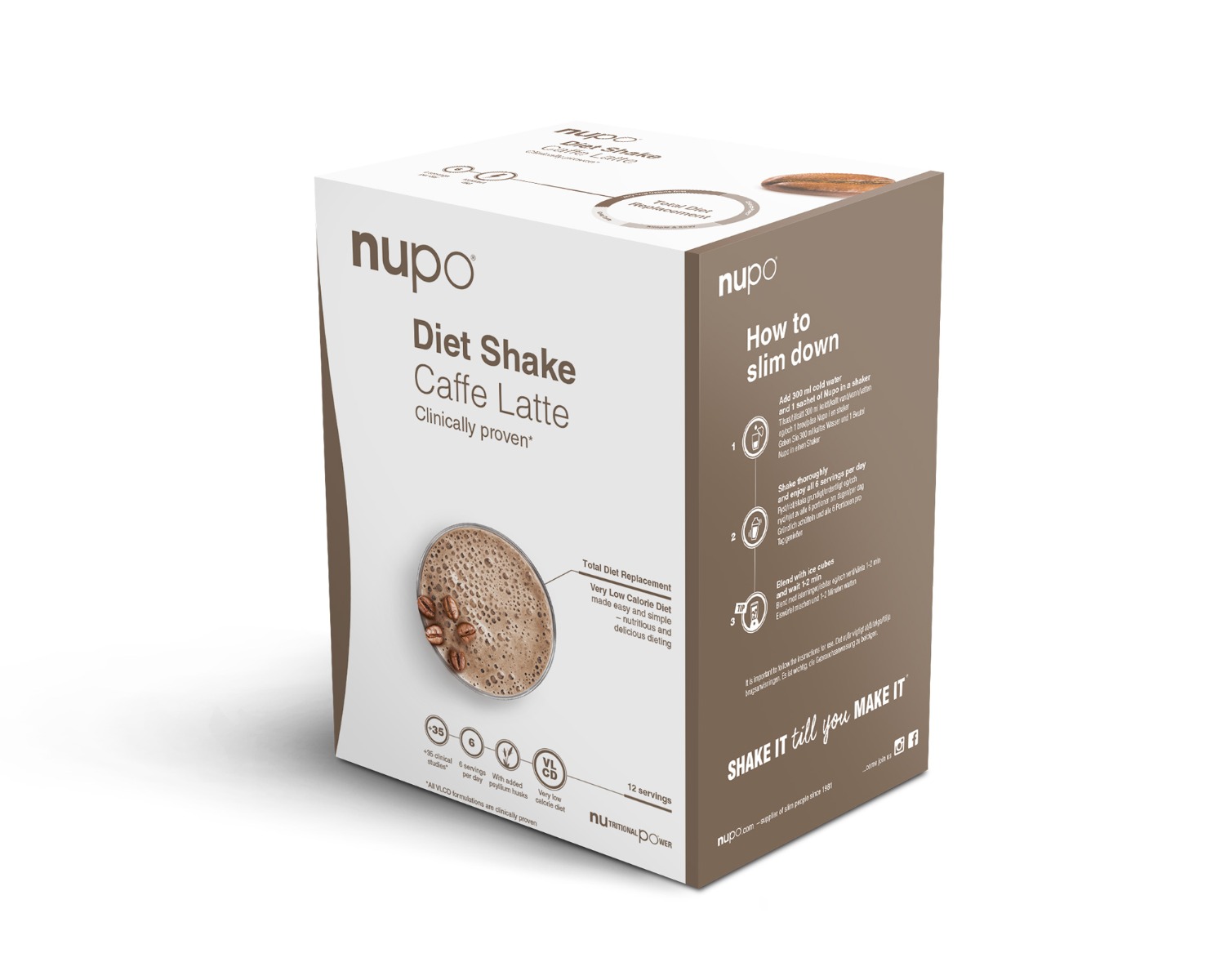 Nupo Diet Shake Cafe Latte