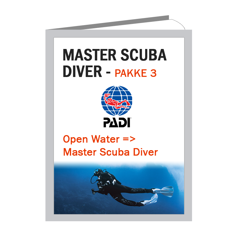 Padi Master Scuba Diver Pakke 3