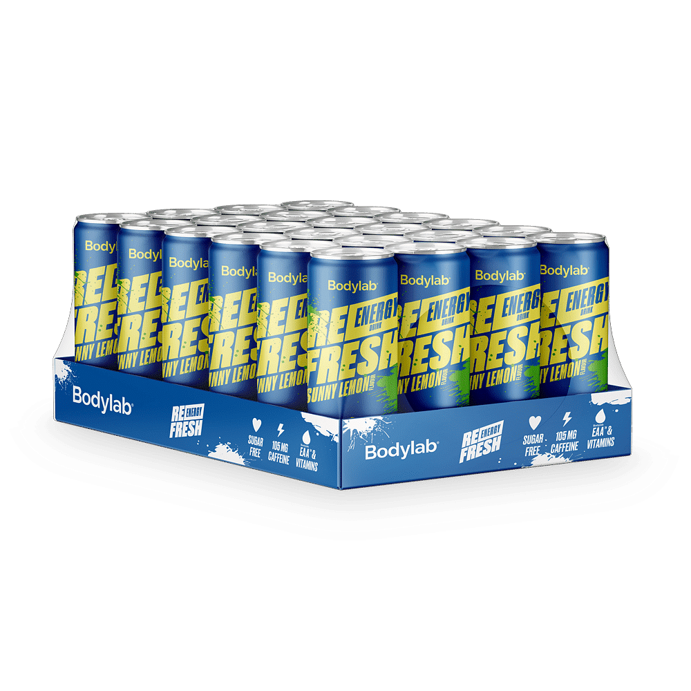 Refresh Energy Drink  24 X 330 Ml    Sunny Lemon