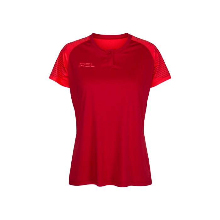 Rsl Calvin Dame T Shirt Rød