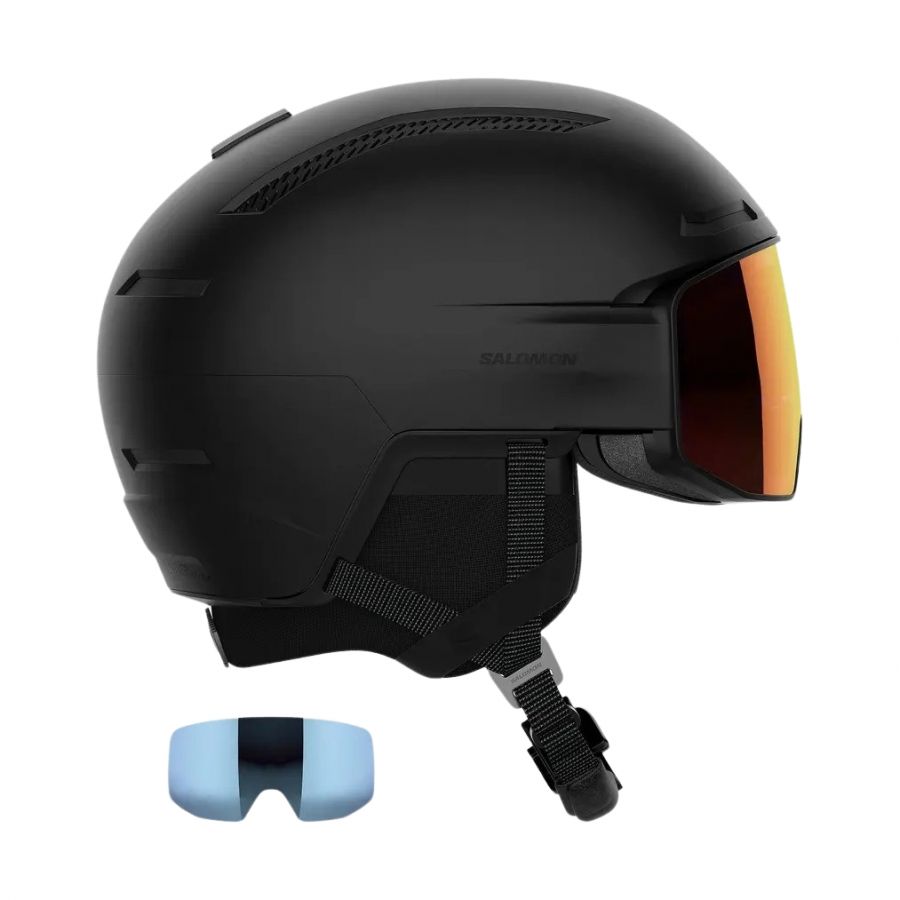 Salomon Driver Prime Sigma Plus  Skihjelm Med Visir  Sort