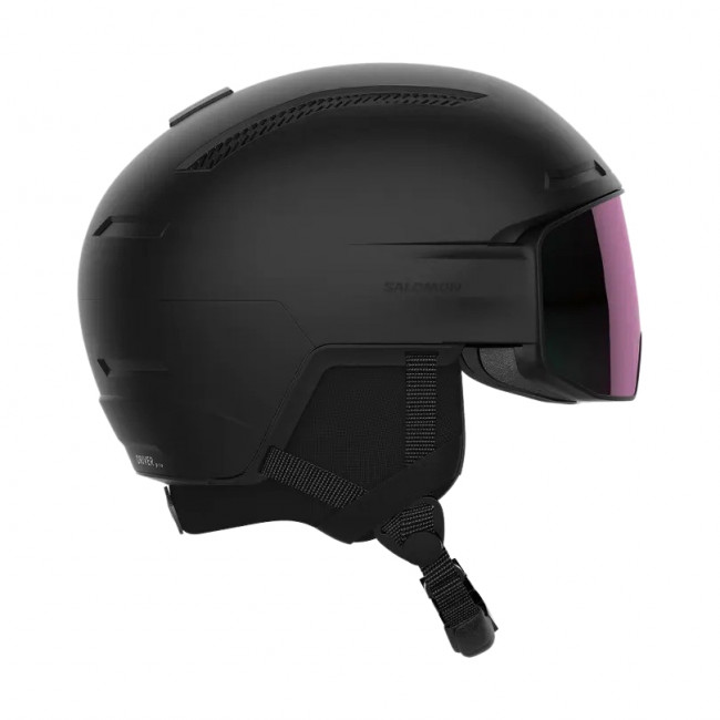 Salomon Driver Pro Sigma  Skihjelm Med Visir  Sort