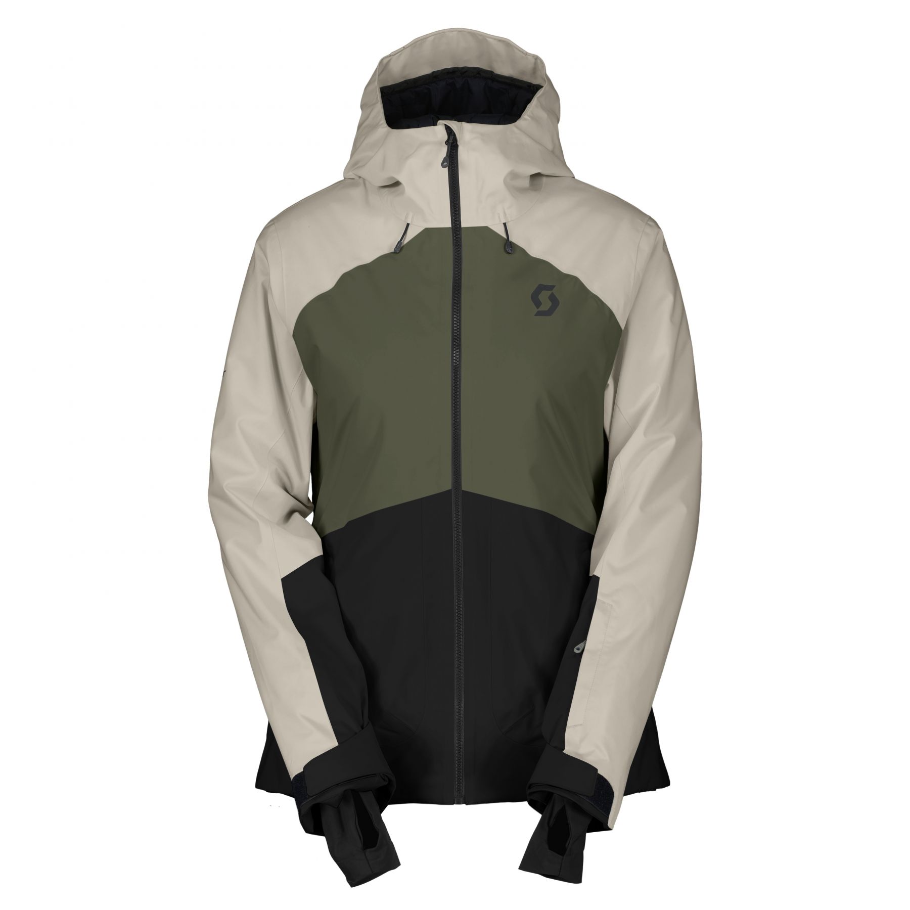 Scott Ultimate Dryo 10  Skijakke  Dame  Mørkegrøn Sort