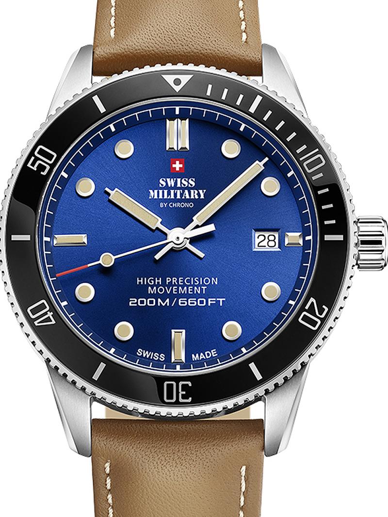 Swiss Military Sm34088 05 Herreur Quartz Diver