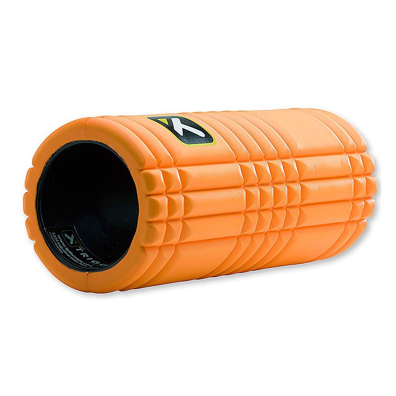 The Grid Foamroller  Orange   30 X 14 Cm