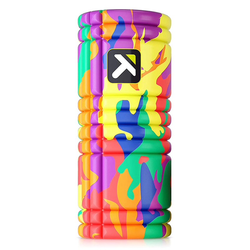 The Grid Foamroller  Rainbow   30 X 14 Cm