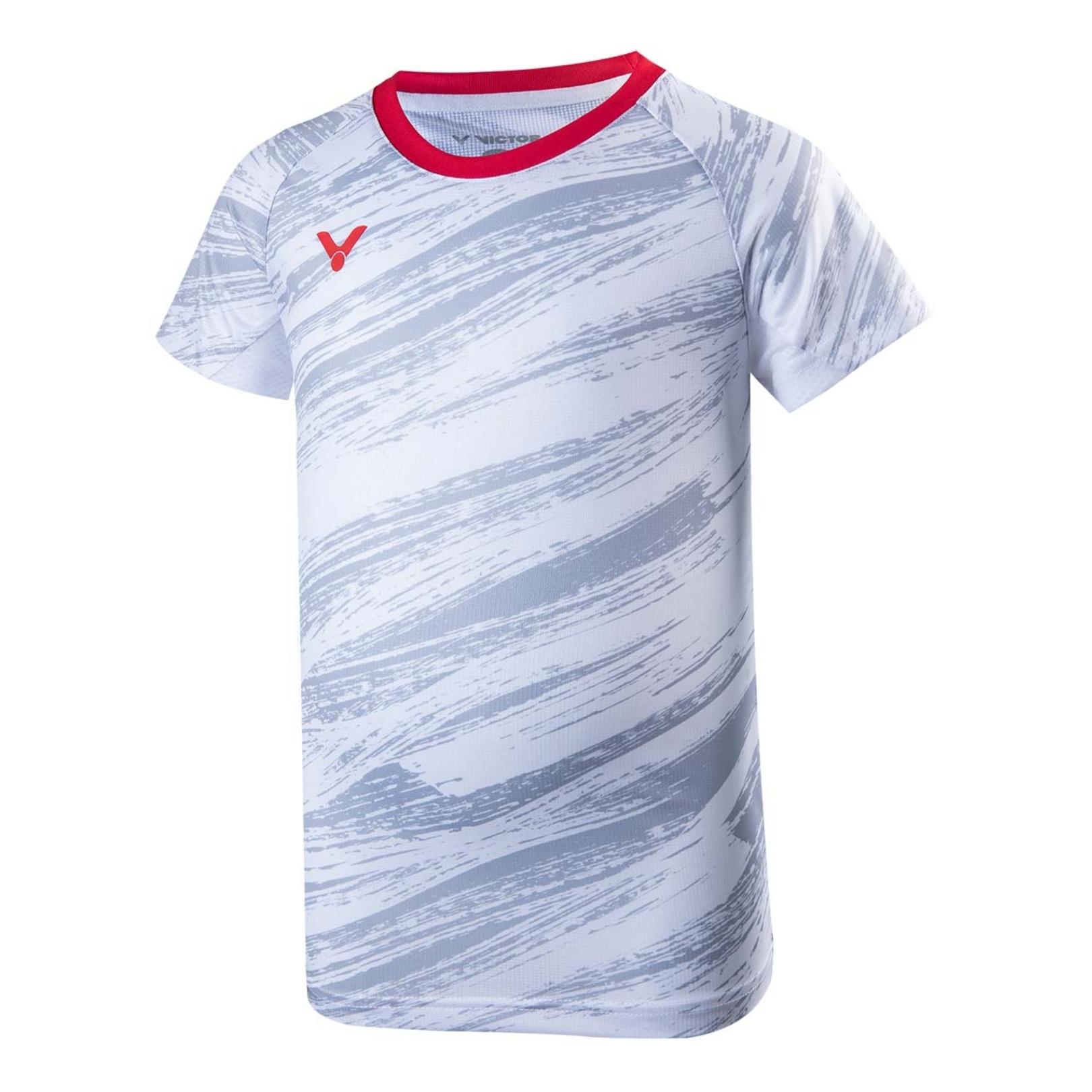 Victor Denmark Team Kids T Shirt 2022 White