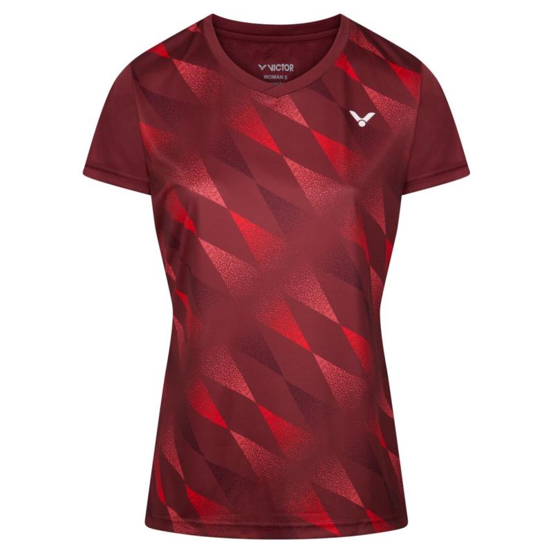 Victor T 44102 D Women T Shirt Red