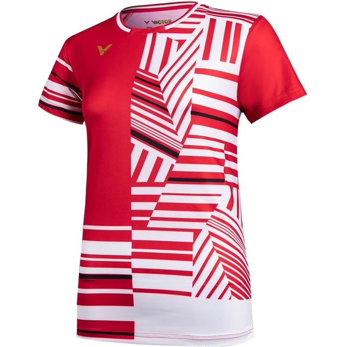 Victor T Shirt T 10002w Dame Rød