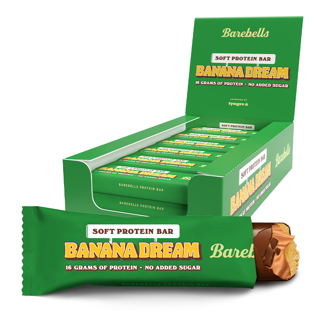 Barebells Soft Protein Bar   Banana Dream  12x 55g