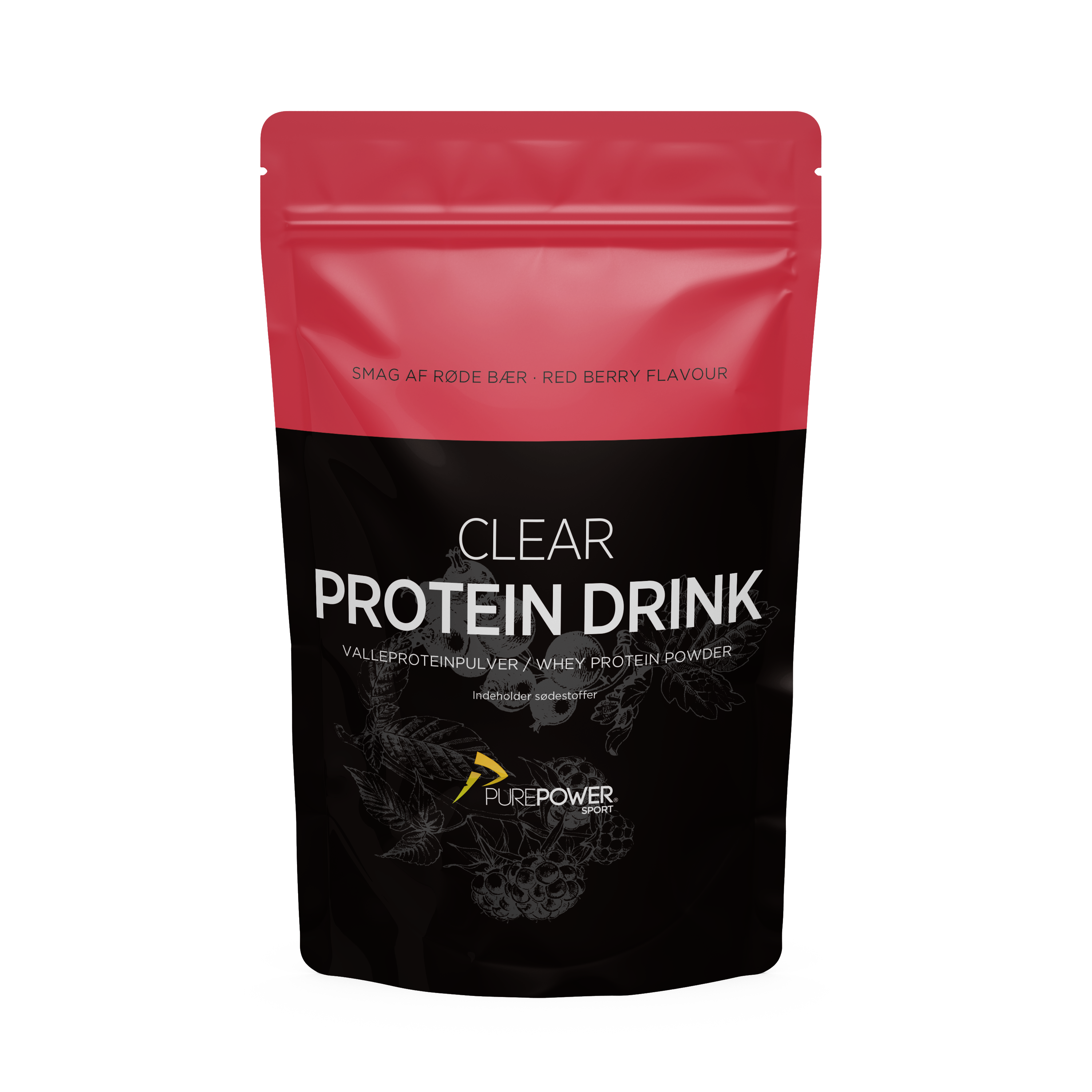 Clear Protein Drink Røde Bær 400 G