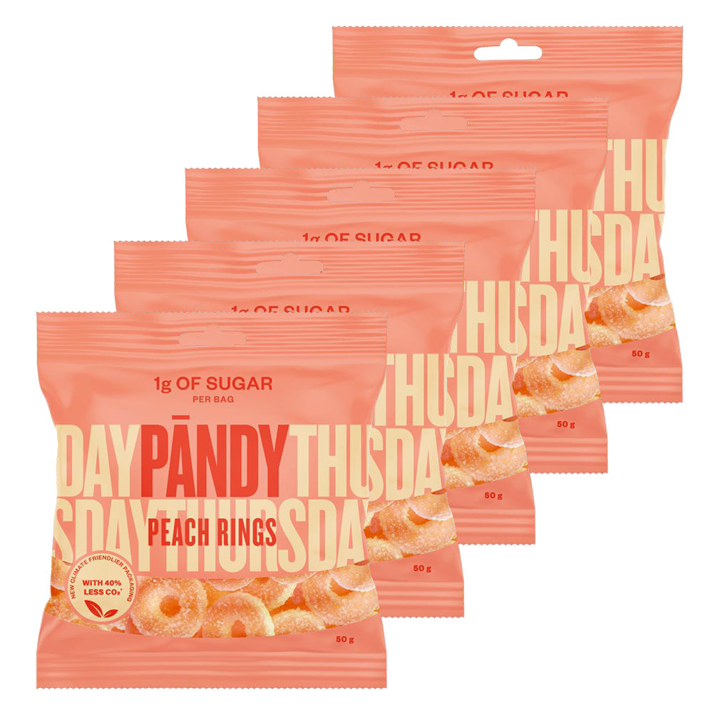 Pandy Candy  6x50g    Peach Rings