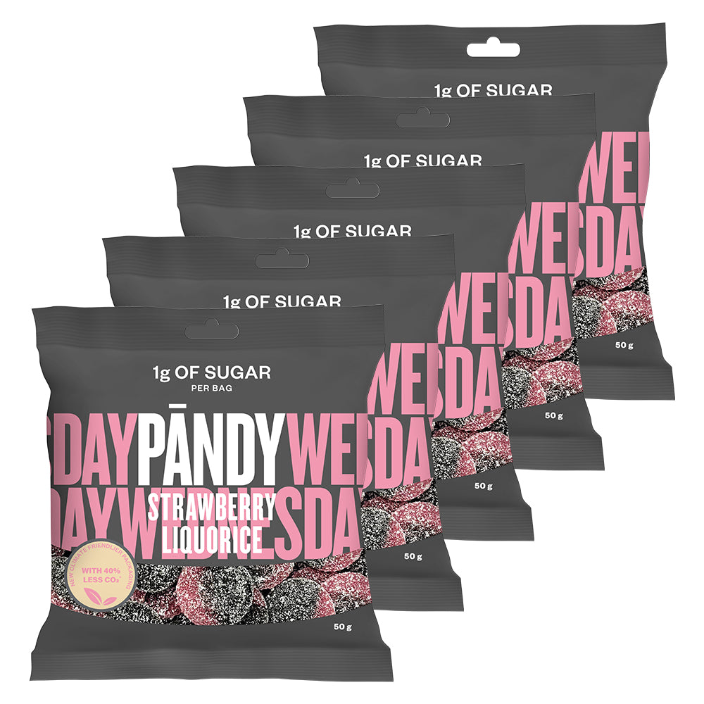 Pandy Candy   Strawberry Liquorice  6x50g