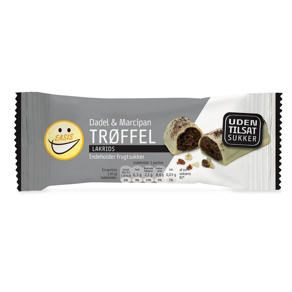 Easis Trøffel  30g    Dadel Og Marcipan Lakrids