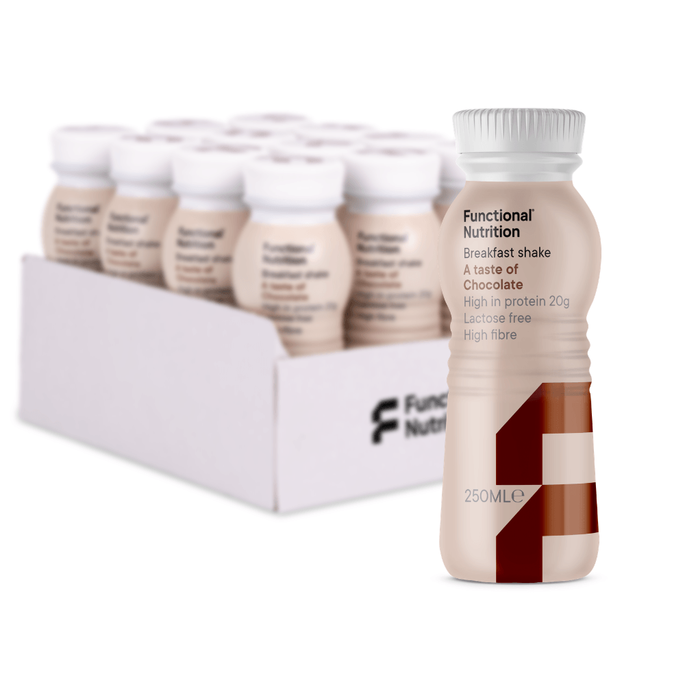 Functional Nutrition Protein Shake   Breakfast Chocolate  12x 250ml    Drikke