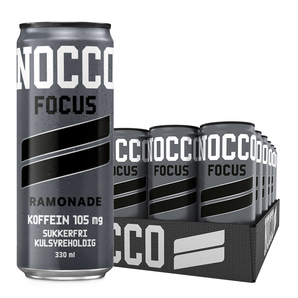 Nocco Focus   Ramonade  24x 330ml    Drikke