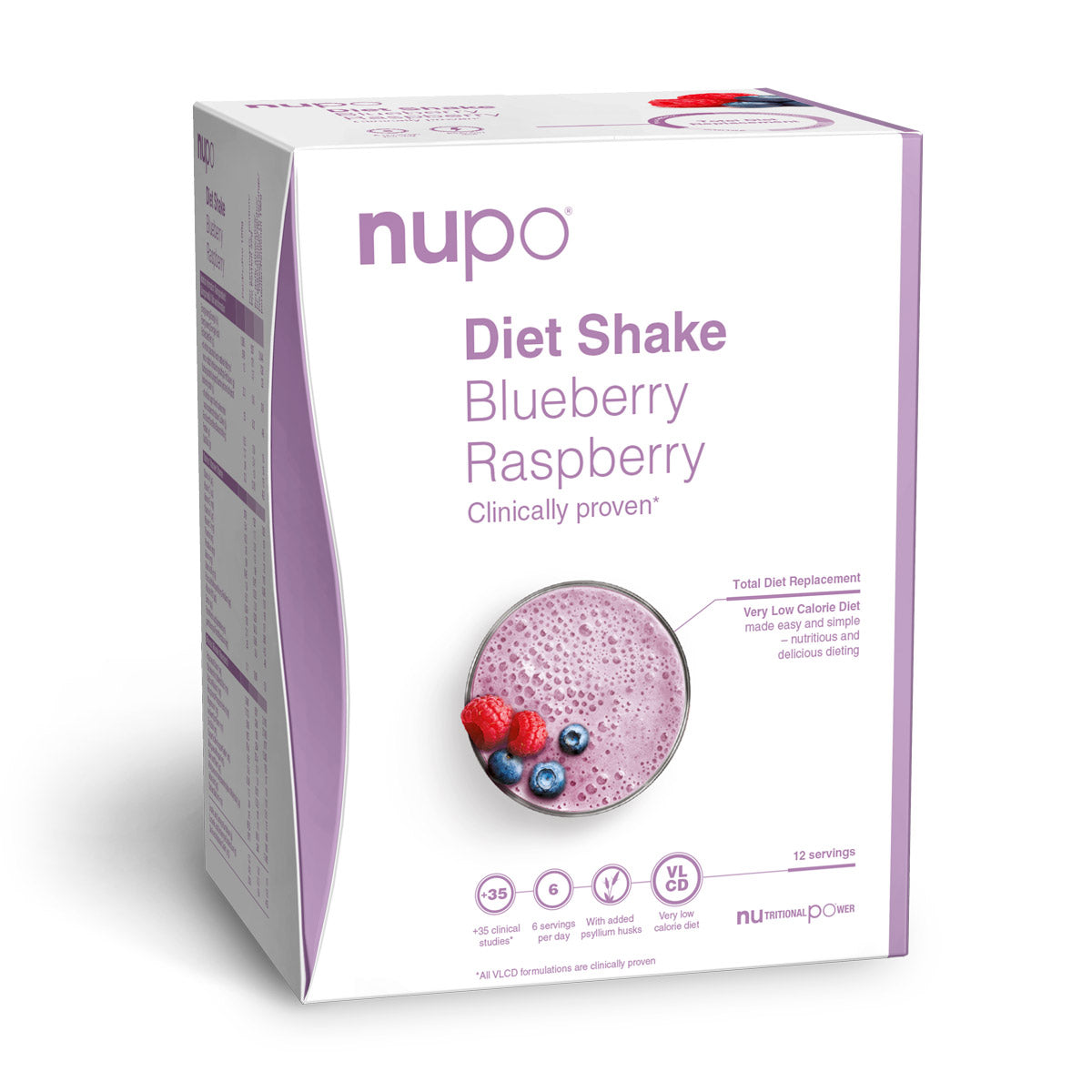 Nupo Diet Shake  384g    Blueberry Raspberry