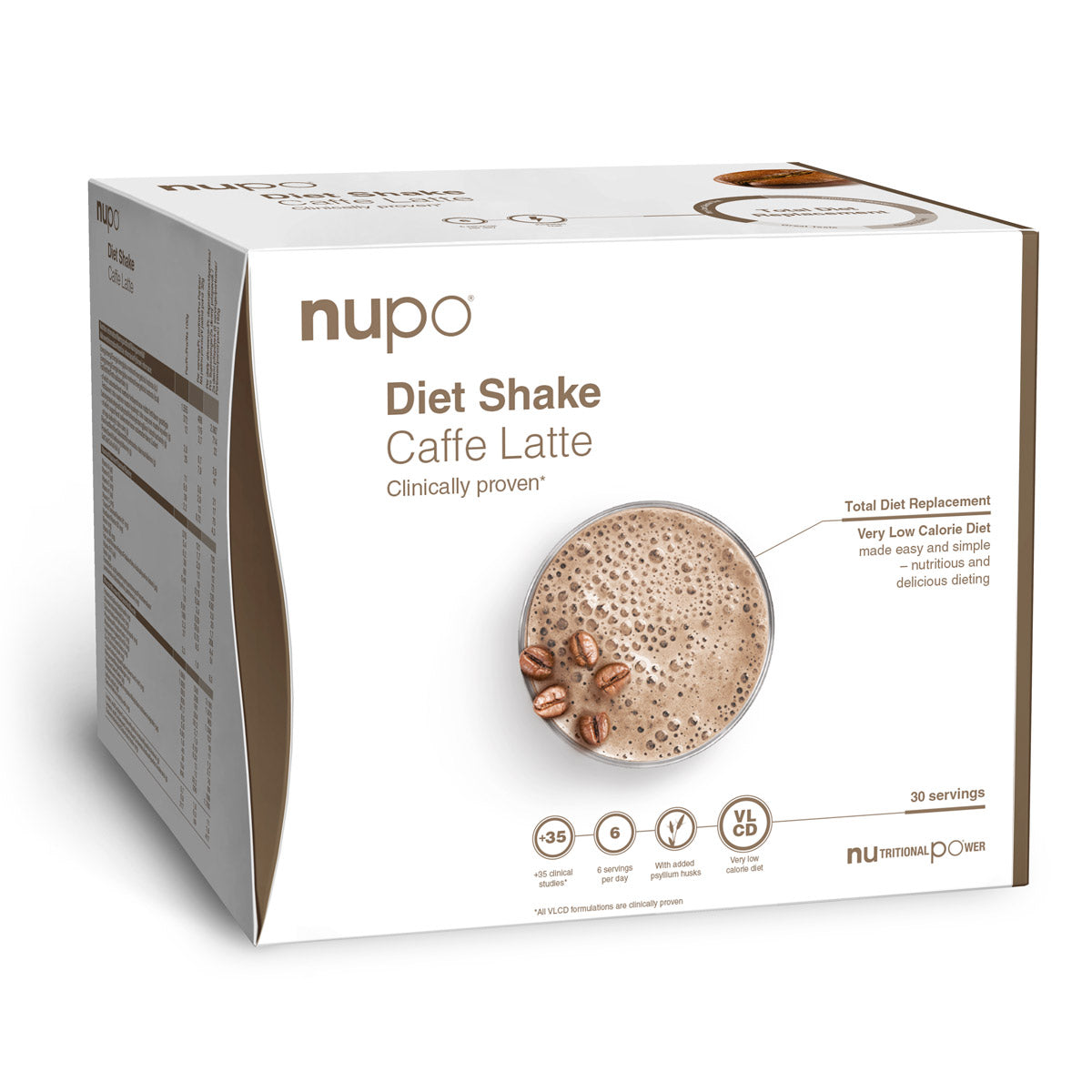 Nupo Diet Shake Value Pack  960g    Caffe Latte   Måltidserstatning
