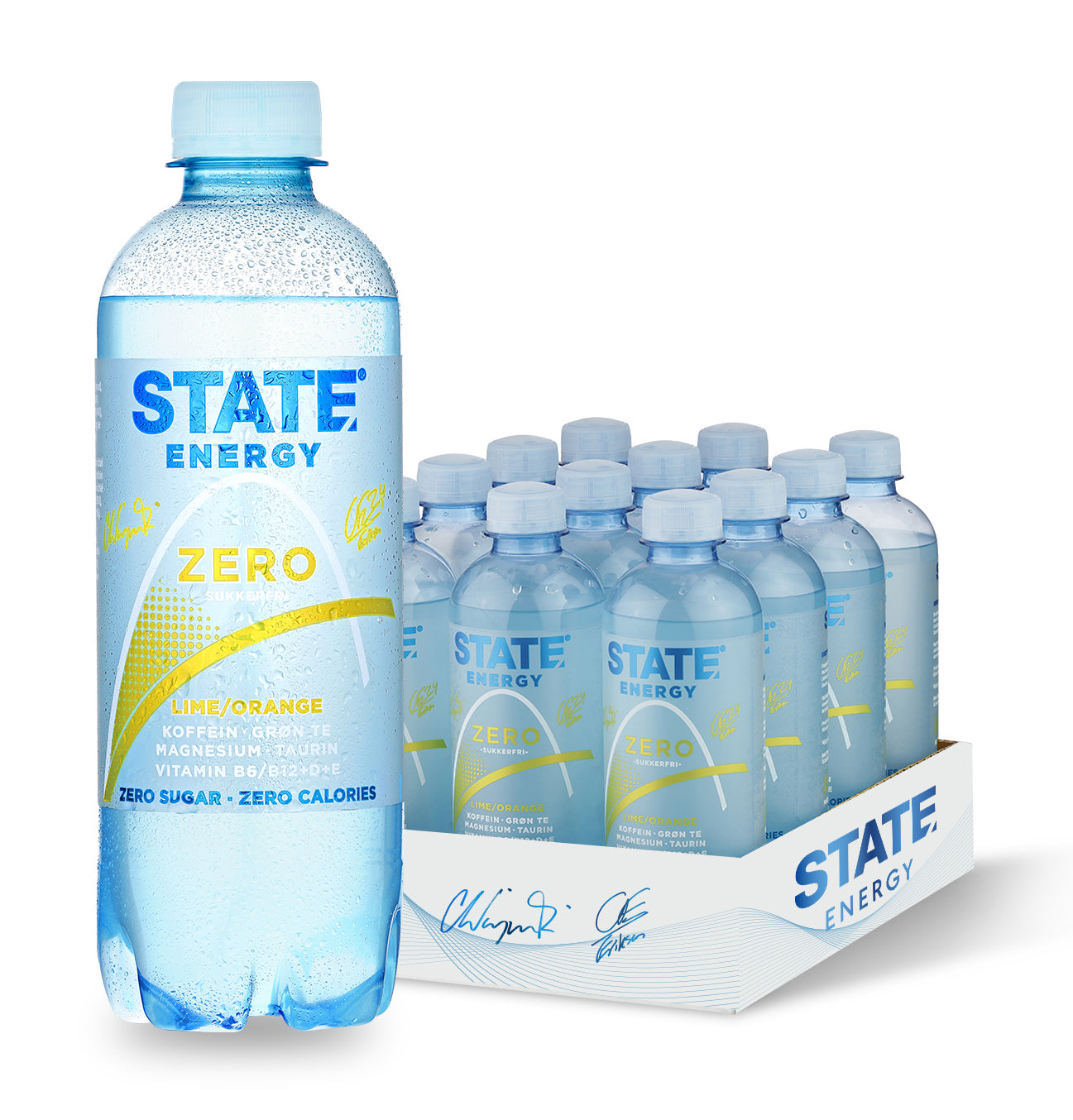 State Energy   Lime Orange Zero  12x 400ml    Drikke