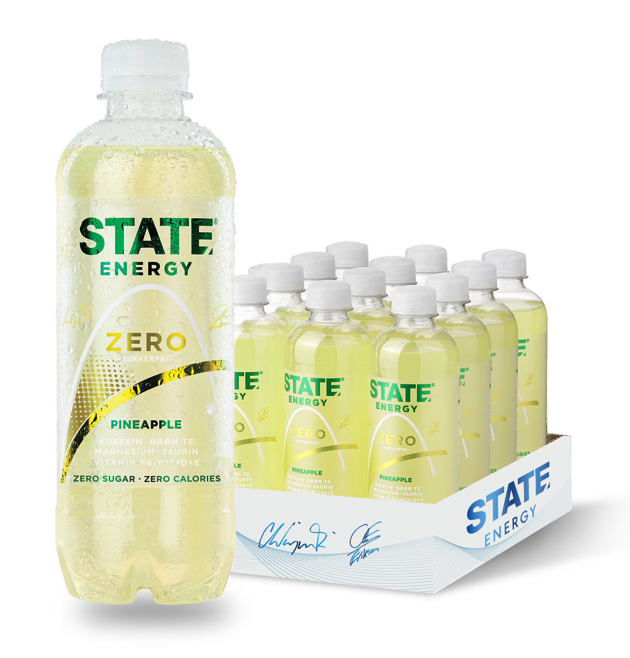 State Energy   Pineapple Zero  12x 400ml    Drikke