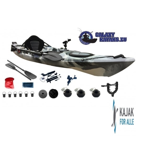 Galaxy Kayaks Delbar Aluminum Pagaj 240 245 Cm