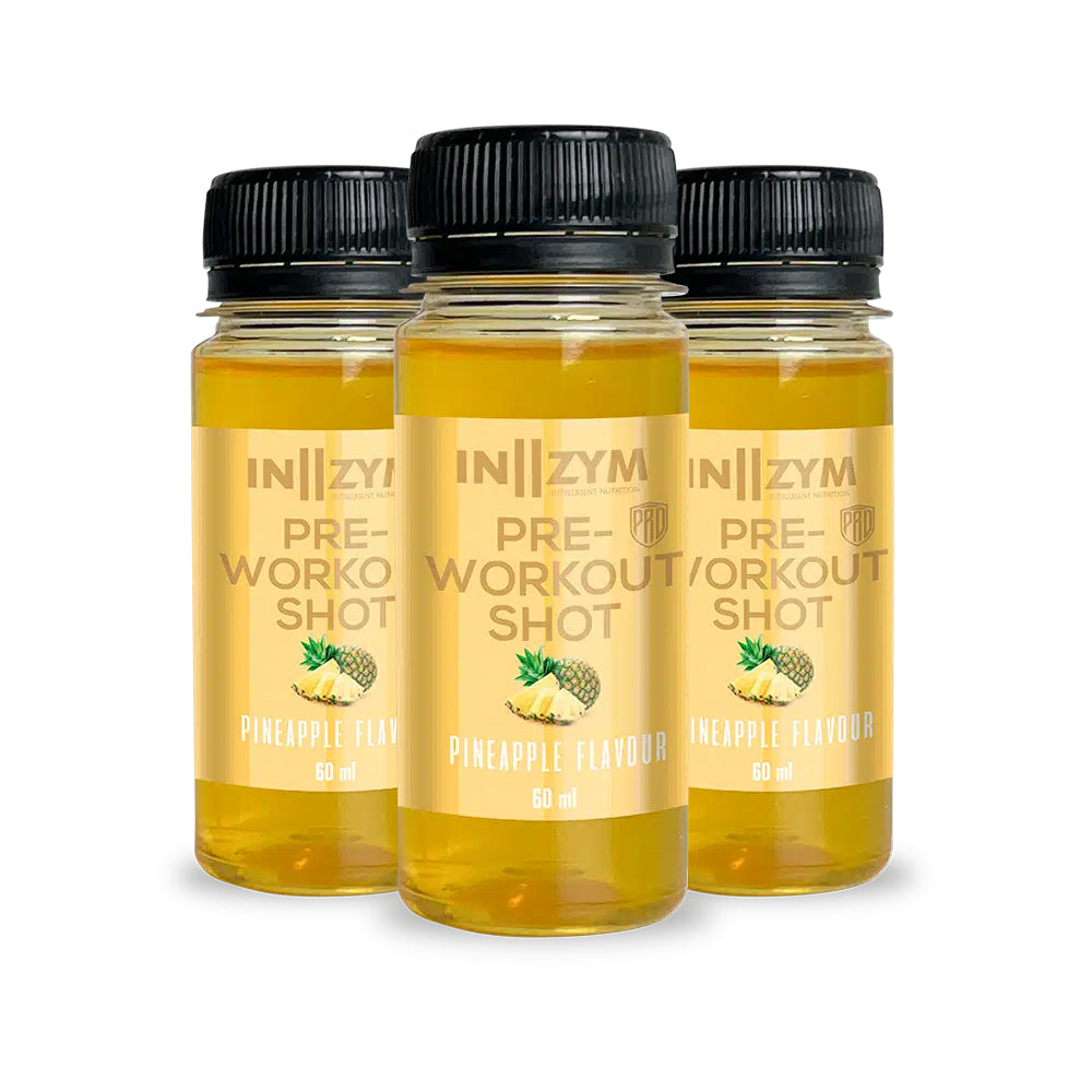 In2zym Pwo Shot   Pineapple  12x 60 Ml    Obs  Bedst Før 24 6 25   Energi