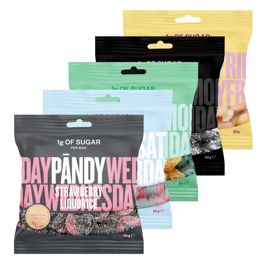 Pandy Candy  50g      Sukkerreduceret Slik Med Fantastisk Smag   Perfekt Snack