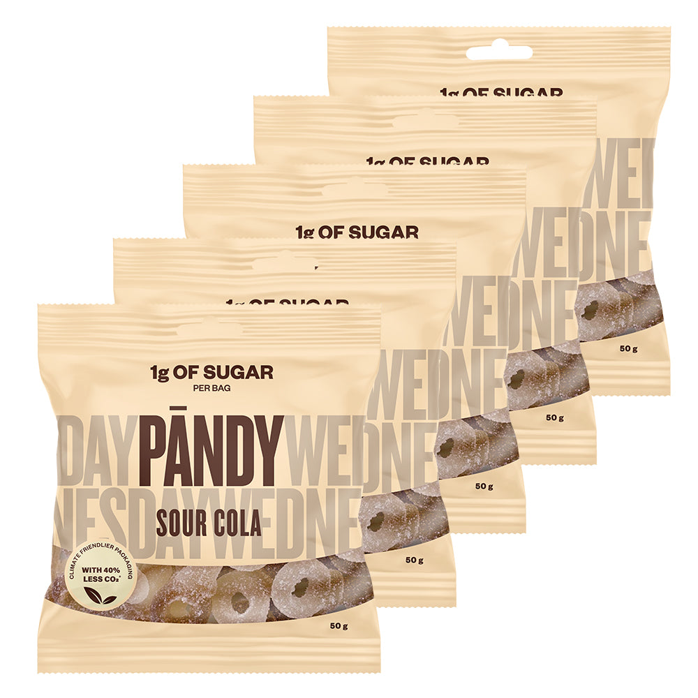 Pandy Candy   Sour Cola  6x50g    Slik   Chips