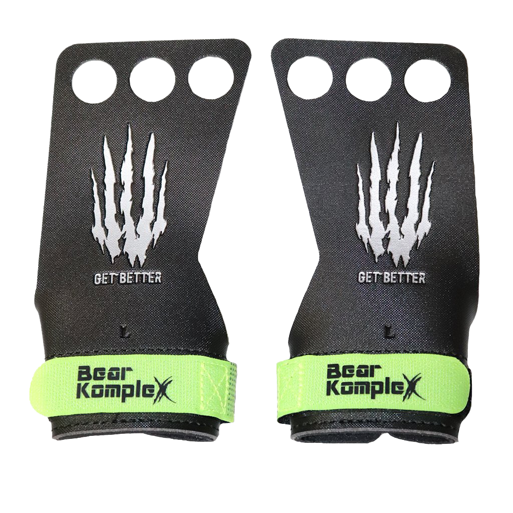 Bear Komplex Black Diamond Grips   3 Hole Str  L