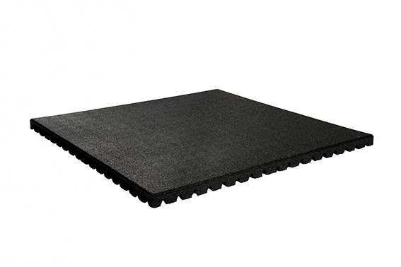 Granuflex Crossfit Hd Gummiflise 1000 X 1000 X 43 Mm Black
