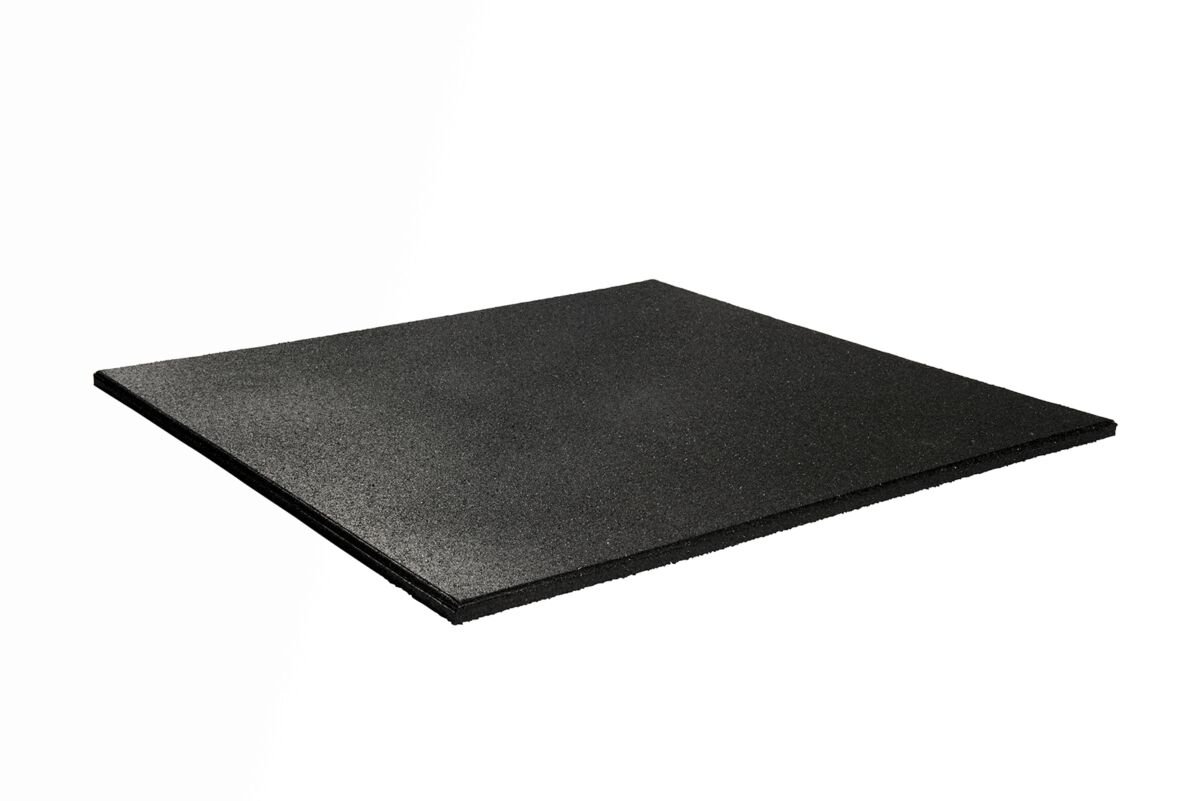 Granuflex Heavy Duty Gummiflise 1000 X 1000 X 20 Mm Black