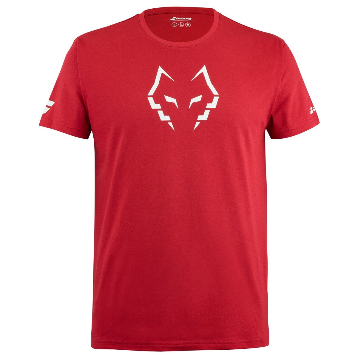 Babolat Cotton Tee Juan Lebron  Red Dahlia    S