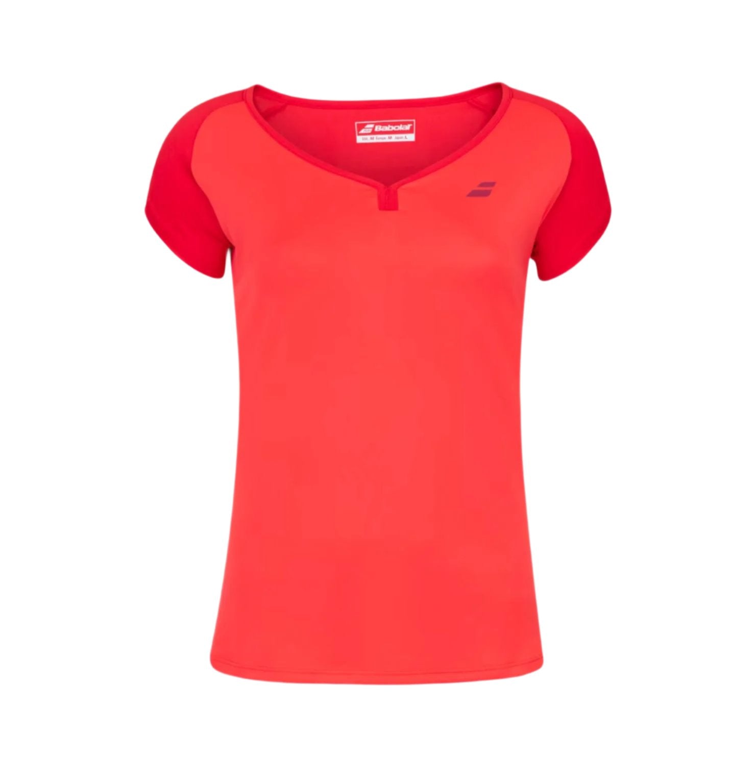 Babolat Play Cap Sleeve Dame Top  Rød    S